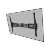 Neomounts WL35S-950BL19 - Montážní sada (montáž na zeď) - těžký provoz - pro plochý panel - uzamykatelný - černá - velikost