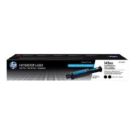 HP 143AD - 2-balení - černá - náplň toneru - pro Neverstop 1001, 1202 Neverstop Laser 1000, MFP 1200, MFP 1201, MFP 1202