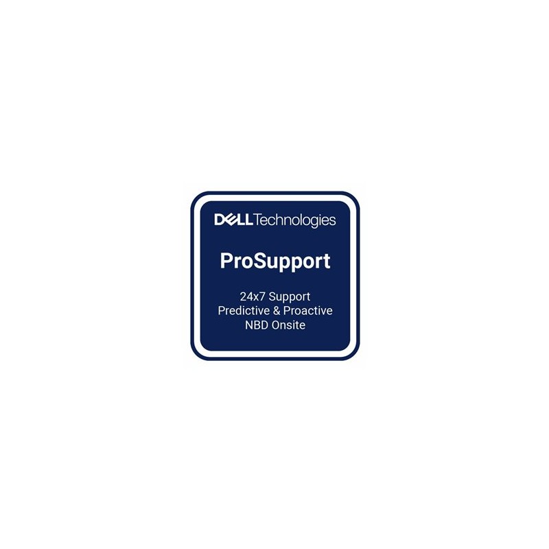Dell Upgrade z 3 roky Basic Onsite na 3 roky ProSupport - Prodloužená dohoda o službách - náhradní díly a práce - 3 let - na