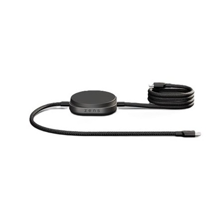 ZENS Pro 2 - Bezdrátová nabíjecí podložka - 140 Watt - 2 výstupní konektory (magnetický, USB-C) - Certifikace MFI
