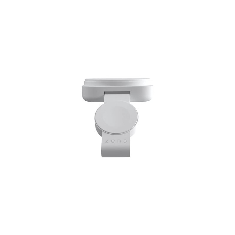 ZENS 2-in-1 - Bezdrátová nabíjecí podložka - 2-v-1 MagSafe + Watch - 20 Watt - na kabelu: USB-C - bílá - pro Apple AirPods with