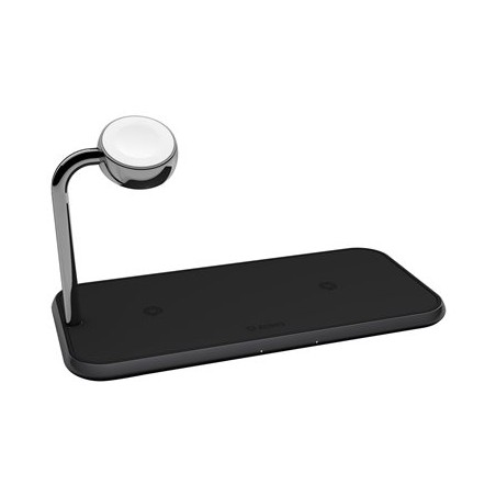 ZENS - Bezdrátová nabíjecí podložka + AC napájecí adaptér - 20 Watt - Apple Fast Charge, FC - Evropa