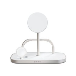 ZENS 4-in-1 Magnetic + Watch Wireless Charger - Stojan pro bezdrátové napájení + AC napájecí adaptér - 65 Watt - Fast Charge