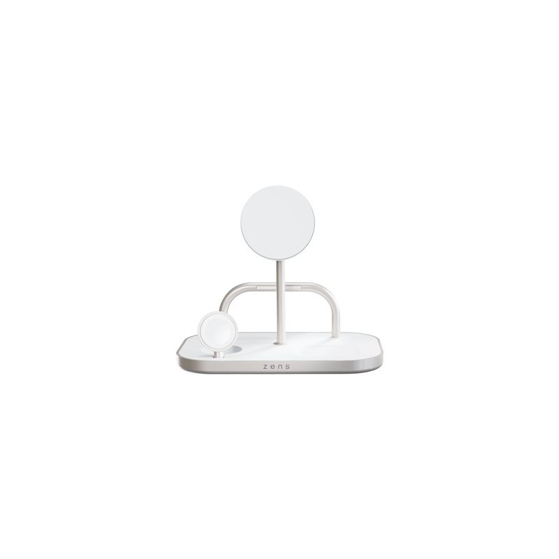 ZENS 4-in-1 Magnetic + Watch Wireless Charger - Stojan pro bezdrátové napájení + AC napájecí adaptér - 65 Watt - Fast Charge