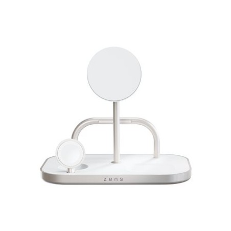 ZENS 4-in-1 Magnetic + Watch Wireless Charger - Stojan pro bezdrátové napájení + AC napájecí adaptér - 65 Watt - Fast Charge