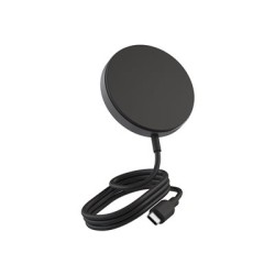 ZENS Pro 1 - Bezdrátová nabíjecí podložka - 15 Watt (magnetický) - na kabelu: USB-C - černá