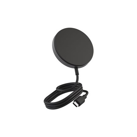 ZENS Pro 1 - Bezdrátová nabíjecí podložka - 15 Watt (magnetický) - na kabelu: USB-C - černá