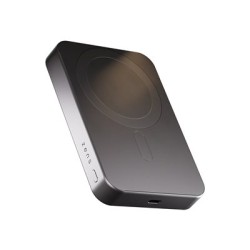 ZENS Pro 1 - Bezdrátová power banka - slim - 10000 mAh - 15 Watt - na kabelu: USB-C - cerná