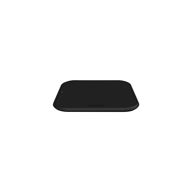 ZENS Single - Slimline - bezdrátová nabíjecí podložka - 10 Watt - Apple Fast Charge, FC - černá