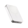 ZENS Pro 1 - Bezdrátová power banka - slim - 10000 mAh - 15 Watt - na kabelu: USB-C - bílá