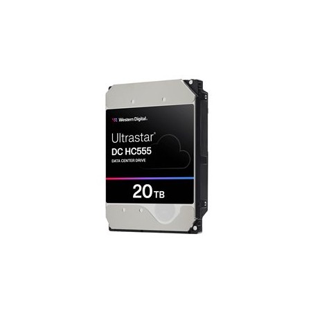 WD Ultrastar DC HC555 - Pevný disk - Datové centrum - 20 TB - interní - 3.5" - SAS 12Gb/s - 7200 ot/min. - vyrovnávací paměť: