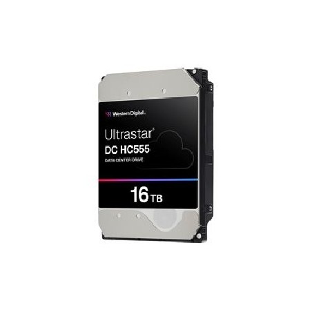 WD Ultrastar DC HC555 - Pevný disk - Datové centrum - 16 TB - interní - 3.5" - SAS 12Gb/s - 7200 ot/min. - vyrovnávací paměť: