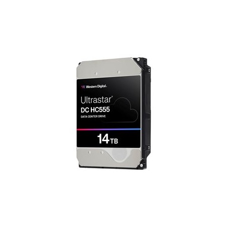 WD Ultrastar DC HC555 - Pevný disk - Datové centrum - 14 TB - interní - 3.5" - SAS 12Gb/s - 7200 ot/min. - vyrovnávací paměť: