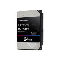 WD Ultrastar DC HC580 WUH722424ALE6L4 - Pevný disk - 24 TB - interní - 3.5" - SATA 6Gb/s - 7200 ot/min. - vyrovnávací paměť: