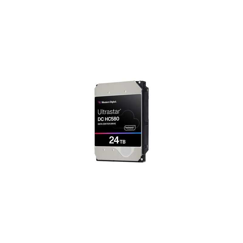 WD Ultrastar DC HC580 WUH722424ALE6L4 - Pevný disk - 24 TB - interní - 3.5" - SATA 6Gb/s - 7200 ot/min. - vyrovnávací paměť: