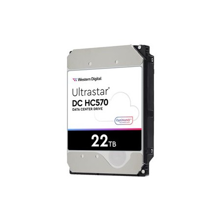 WD Ultrastar DC HC570 - Pevný disk - 22 TB - interní - 3.5" - SAS 12Gb/s - 7200 ot/min. - vyrovnávací paměť: 512 MB