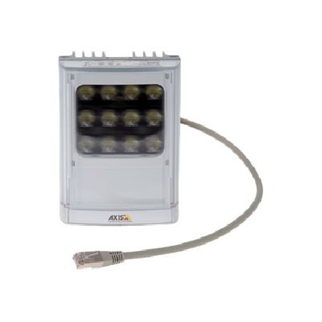 AXIS T90D25 - Bílý LED reflektor - montáž na strop, montáž na sloupek, montáž na stěnu - interiér, venkovní použití - 25 Watt