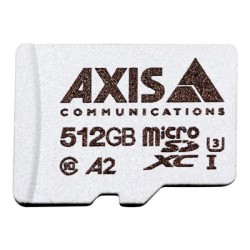 AXIS Surveillance - Paměťová karta flash (adaptér microSDXC na SD zahrnuto) - 512 GB - A2 / UHS-I U3 / Class10 - microSDXC