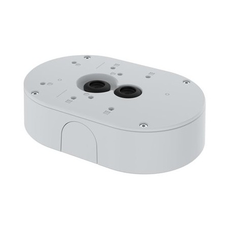 AXIS TP4601-E - Zadní skříň kamery - interiér, venkovní použití - bílá - pro AXIS P4705-PLVE, P4707-PLVE