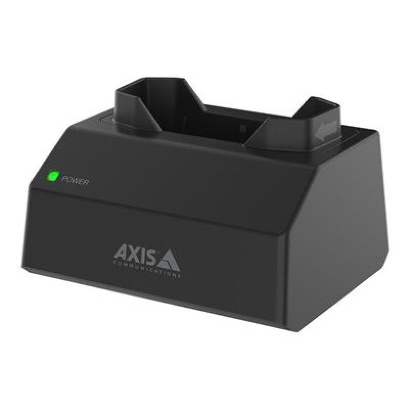 Axis W700 Mk II - Dobíjecí a synchronizační stanice - 1 zásuvka + AC napájecí adaptér - 15 Watt (konektor kamery na tělo)