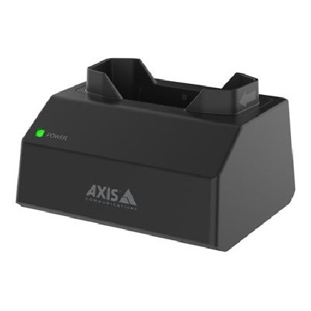 Axis W700 Mk II - Dobíjecí a synchronizační stanice - 1 zásuvka + AC napájecí adaptér - 15 Watt (konektor kamery na tělo)