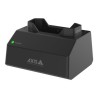 Axis W700 Mk II - Dobíjecí a synchronizační stanice - 1 zásuvka + AC napájecí adaptér - 15 Watt (konektor kamery na tělo)