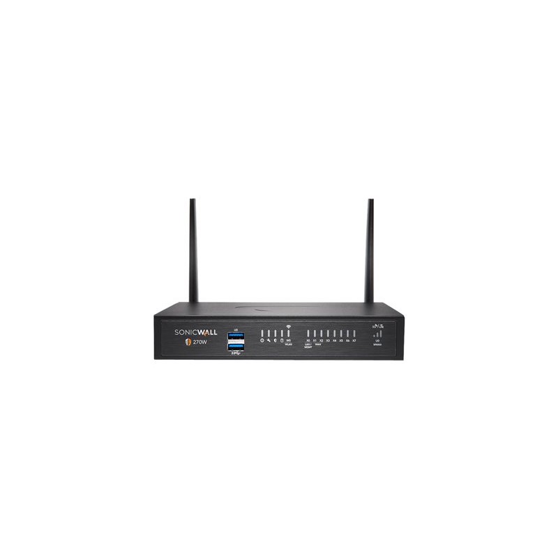 SonicWall TZ Series (Gen 7) TZ270W - Bezpečnostní zařízení - s 3 roky pokročilé ochrany a Cloud Secure Edge na 1 rok SIA-Basic