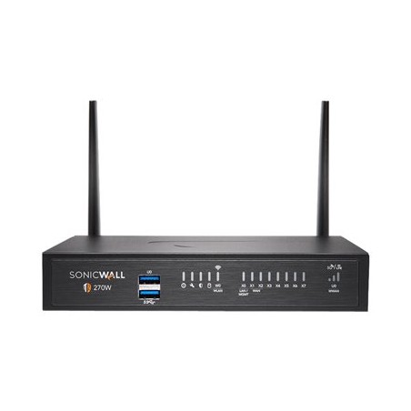 SonicWall TZ Series (Gen 7) TZ270W - Bezpečnostní zařízení - s 3 roky pokročilé ochrany a Cloud Secure Edge na 1 rok SIA-Basic