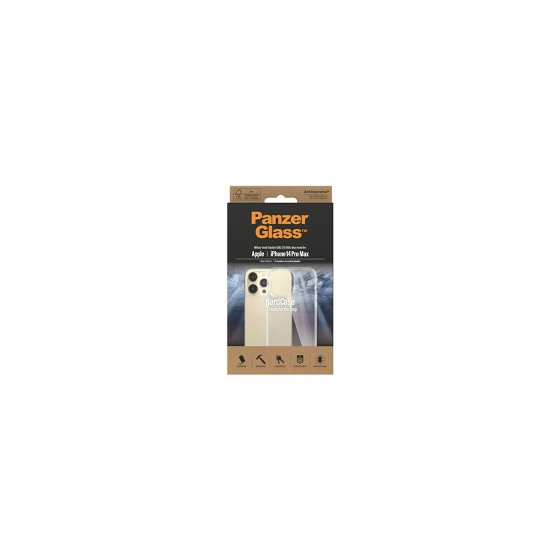 PanzerGlass HardCase - Clear Edition - zadní kryt pro mobilní telefon - antibakteriální - polykarbonát, 100% recyklovaný