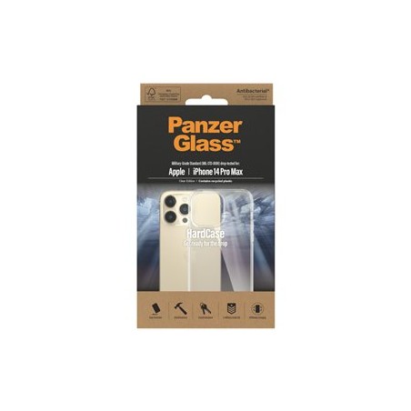 PanzerGlass HardCase - Clear Edition - zadní kryt pro mobilní telefon - antibakteriální - polykarbonát, 100% recyklovaný