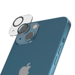 PanzerGlass PicturePerfect - Chránic na objektiv pro mobilní telefon - kompatibilní s pouzdrem - barva rámu cerná - pro Apple