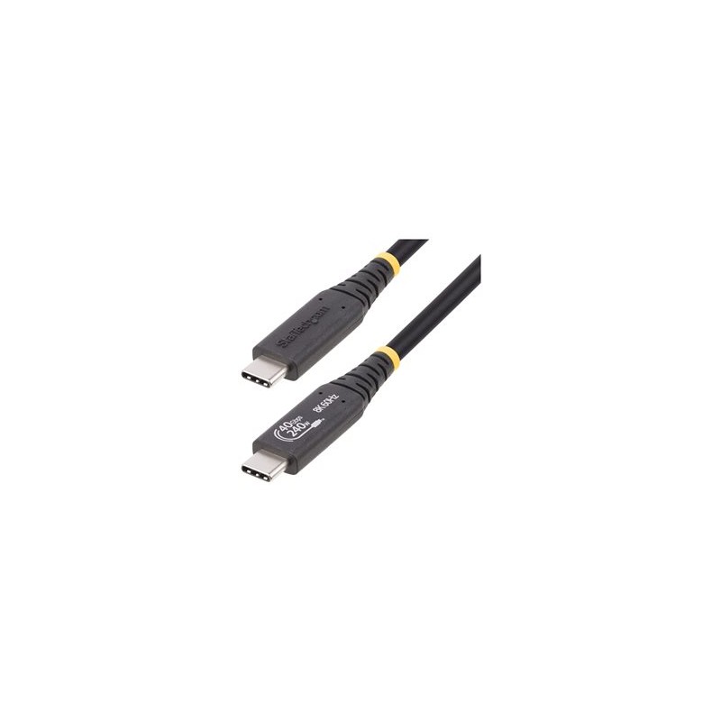 StarTech.com 1m (3.3ft) USB4 Cable, USB-IF Certified USB-C Cable, 40 Gbps - USB kabel - USB-C (M) do USB-C (M) - USB4 /