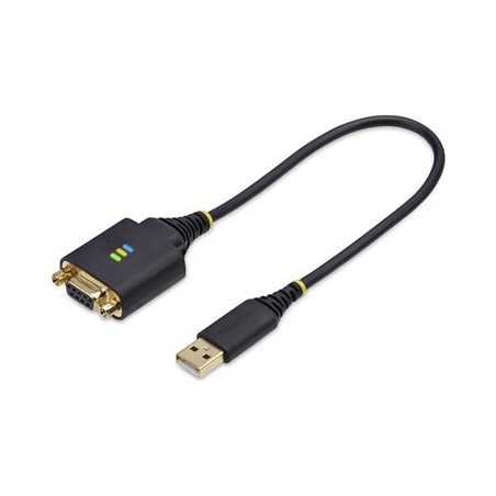 StarTech.com 1ft/30cm USB to Null Modem Serial Adapter Cable, FTDI, RS232 - USB / sériový kabel - USB (M) do DB-9 (F)