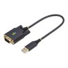 StarTech.com 1ft (30cm) USB to Serial Adapter Cable, COM Retention, RS232 - USB / sériový kabel - USB (M) do DB-9 (M)