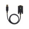 StarTech.com 3ft (1m) USB to Null Modem Serial Adapter Cable, Interchangeable DB9 Screws/Nuts, COM Retention, USB-A to RS232