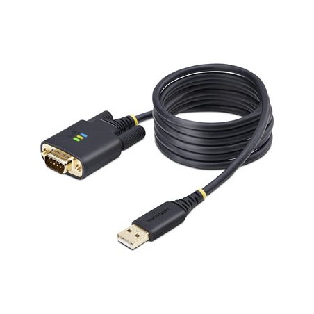 StarTech.com 6.6ft (2m) USB to Serial Adapter Cable, COM Retention, RS232 - USB / sériový kabel - USB (M) do DB-9 (M)