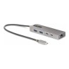 StarTech.com 3-Port USB-C Hub with 2.5 Gigabit Ethernet and 100W Power Delivery Passthrough Laptop Charging, USB-C to 2x