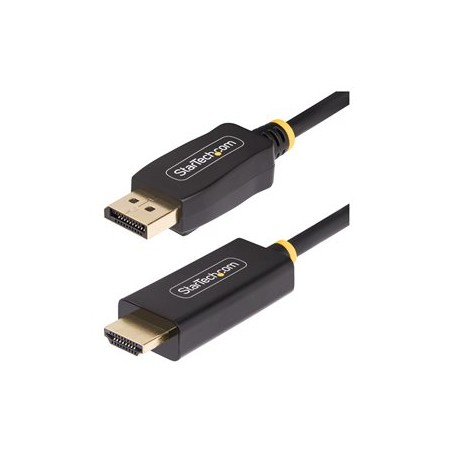 StarTech.com 9.8ft (3m) DisplayPort to HDMI Adapter Cable, 4K 60Hz with HDR, DP to HDMI 2.0b, Active Video Converter
