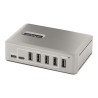 StarTech.com 10-Port USB-C Hub, 8x USB-A + 2x USB-C, Self-Powered w/ 65W Power Supply, USB 3.1 10Gbps Hub w/ BC1.2 Charging