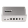 StarTech.com 7-Port USB-C Hub, 5x USB-A + 2x USB-C, Self-Powered w/ 65W Power Supply, USB 3.1 10Gbps Hub w/ BC1.2 Charging