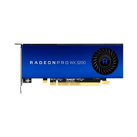 AMD Radeon Pro WX 3200 - Grafická karta - Radeon Pro WX 3200 - 4 GB GDDR5 - PCIe 3.0 x16 nízký profil - 4 x Mini DisplayPort