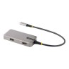 StarTech.com USB-C Multiport Adapter, 4K 60Hz HDMI w/HDR, 2-Port 5Gbps USB 3.0 Hub, 100W Power Delivery Pass-Through, GbE, USB