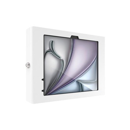 Compulocks iPad Air M2 & M3 11", Apex Secured Enclosure Wall Mount - White - Škříň - pro tablet - skleněný držák, prostor