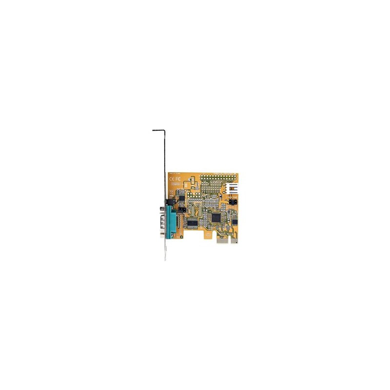 StarTech.com PCI Express Serial Card, PCIe to RS232 (DB9) Serial Interface Card, PC Serial Card with 16C1050 UART, Standard or