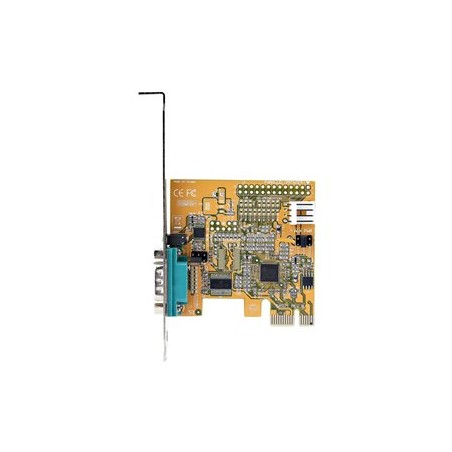 StarTech.com PCI Express Serial Card, PCIe to RS232 (DB9) Serial Interface Card, PC Serial Card with 16C1050 UART, Standard or
