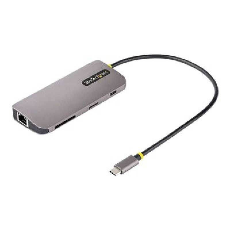 StarTech.com USB C Multiport Adapter, 4K 60Hz HDMI Video, 3 Pt 5Gbps USB-A Hub, 100W Power Delivery Pass-Through, GbE