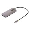 StarTech.com USB C Multiport Adapter, 4K 60Hz HDMI Video, 3 Pt 5Gbps USB-A Hub, 100W Power Delivery Pass-Through, GbE