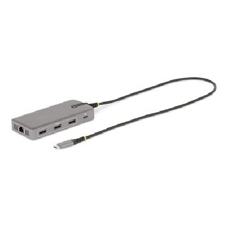StarTech.com USB-C Triple-Monitor Multiport Adapter, Dual 4K 60Hz + 4k 30Hz HDMI & DisplayPort, 3-Port USB 10Gbps Hub, 100W