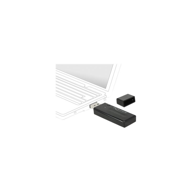 Delock USB 3.0 Dual Band WLAN ac/a/b/g/n Stick - Síťový adaptér - USB 3.0 - Wi-Fi 5 - černá 12463