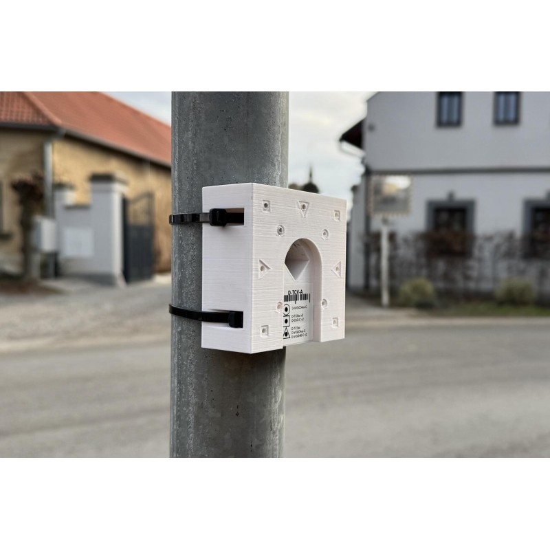 TP-LINK adaptér držáků kamer D-TC3XX-C,D-TC5XX-C,D-TC5XX-CL pro uchycení na sloup (60-130mm), bílý s krytkou kabelů(1ks)